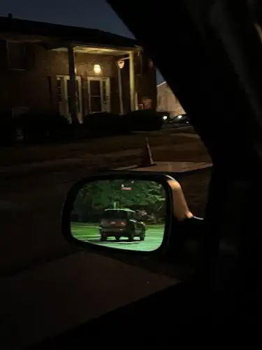 Night drives and rearview reflections.